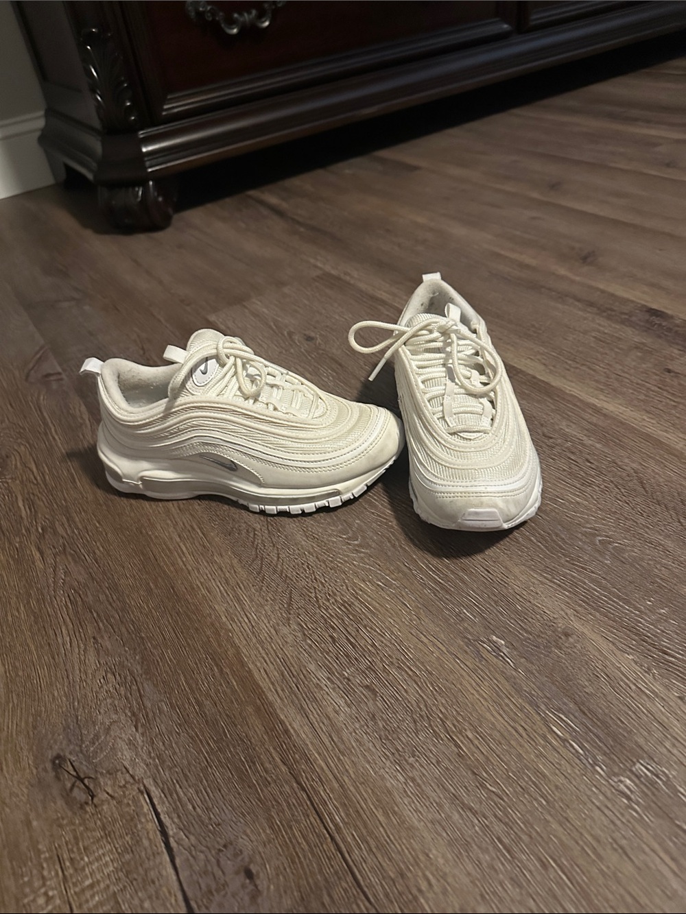 Nike Women's Athletic Shoes in Cream/Off-White